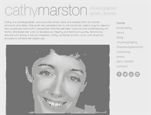 Tablet Screenshot of cathymarston.com